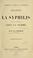 Cover of: Leçons sur la syphilis