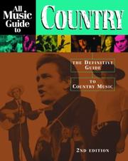 Cover of: All Music Guide to Country by Hal Leonard Corp.