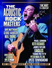 Cover of: The Acoustic Rock Masters: The Way They Play Includes Lessons on CD (Way They Play, The)