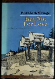 Cover of: But not for love: a novel.