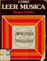 Cover of: Cómo leer música by Roger Evans