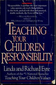 Cover of: Teaching your children responsibility