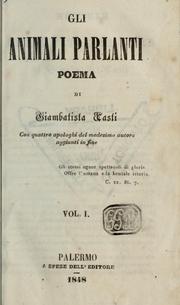 Cover of: Gli animali parlanti: poema