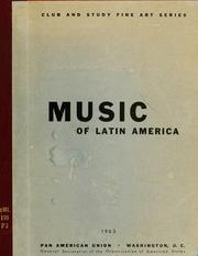 Cover of: Music of Latin America