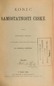 Cover of: Konec samostatnosti české