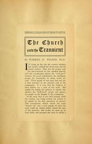 Cover of: The church and the transient