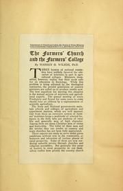 Cover of: The farmers' church and the farmers' college
