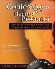 Cover of: Confessions of a Record Producer by Moses Avalon