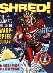 Cover of: Shred! by Pete Prown, Rich Maloof