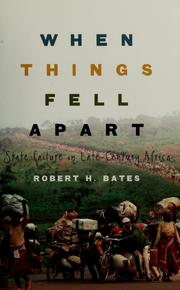 Cover of: When Things Fell Apart: State Failure in Late-Century Africa (Cambridge Studies in Comparative Politics)