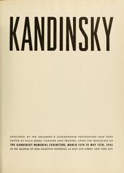 Cover of: Kandinsky. by Solomon R. Guggenheim Foundation.