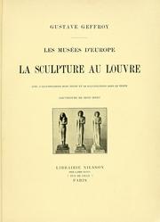 Cover of: Les musées d'Europe.: La sculpture au Louvre