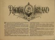 Cover of: Rhode Island industries catalogued by Providence Chamber of Commerce