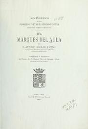 Cover of: El marqués del Aula by Antonio Aguilar y Cano
