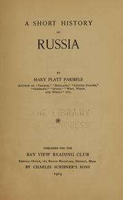 Cover of: A short history of Russia