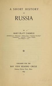 Cover of: A short history of Russia