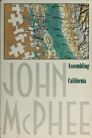 Cover of: Assembling California by John McPhee
