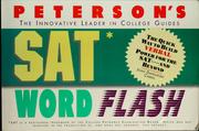 Cover of: SAT word flash: the quick way to build verbal power for the new SAT--and beyond