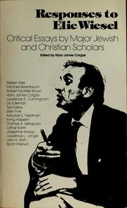 Cover of: Responses to Elie Wiesel