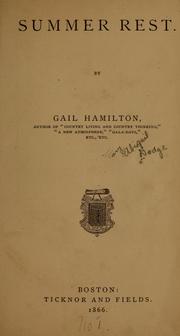 Cover of: Summer rest. by Hamilton, Gail