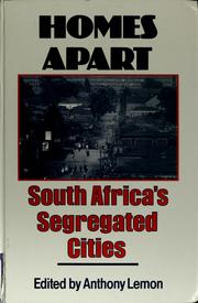 Cover of: Homes apart