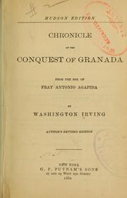 Cover of: Chronicle of the conquest of Granada by Washington Irving
