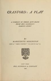 Front cover of Cranford by Marguerite Merington