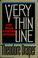Cover of: A very thin line
