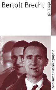 Cover of: Bertolt Brecht by Jan Knopf