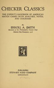 Cover of: Checker classics | Erroll A. Smith