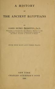 Cover of: A history of the ancient Egyptians by James Henry Breasted