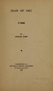 Cover of: Joan of Arc: a drama