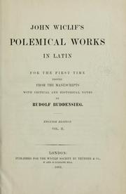 Cover of: Polemical works in Latin