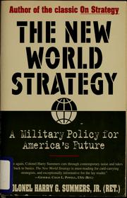 Cover of: The new world strategy | Harry G. Summers
