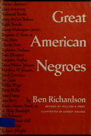 Cover of: Great American Negroes