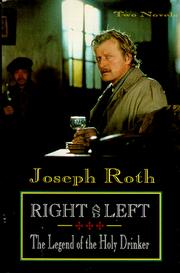 Cover of: Right and left ; The legend of the holy drinker