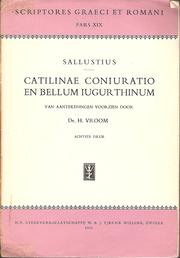 Catilinae coniuratio, en by Sallust