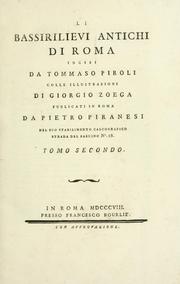 Cover of: Li bassirilievi antichi di Roma
