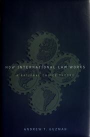 cover of How international law works