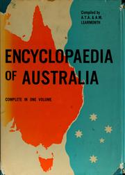 Cover of: Encyclopaedia of Australia: Complete in one Volume