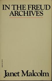 Cover of: In the Freud archives by Janet Malcolm