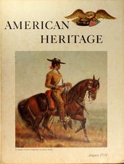 Cover of: American heritage: August 1958, Volume IX, Number 5.