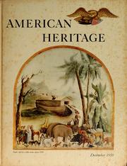 Cover of: American heritage: December 1959, Volume XI, Number 1.