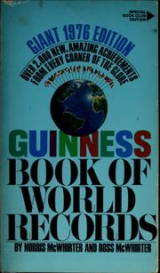 Cover of: Guinness book of world records by Norris Dewar McWhirter