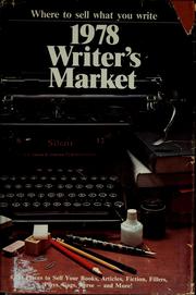 Cover of: 1978 Writer's Market (Where to sell what you write) by Jane Koester