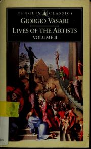 Cover of: Lives of the artists by Giorgio Vasari