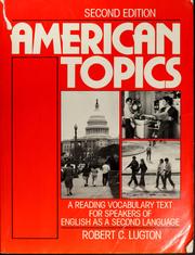 Cover of: American topics by Robert C. Lugton