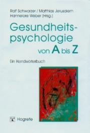 Cover of: Gesundheitspsychologie von A bis Z: Ein Handwörterbuch