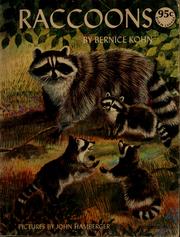 Cover of: Raccoons. by Bernice Kohn Hunt