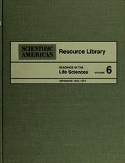 Cover of: Readings in the life sciences | 